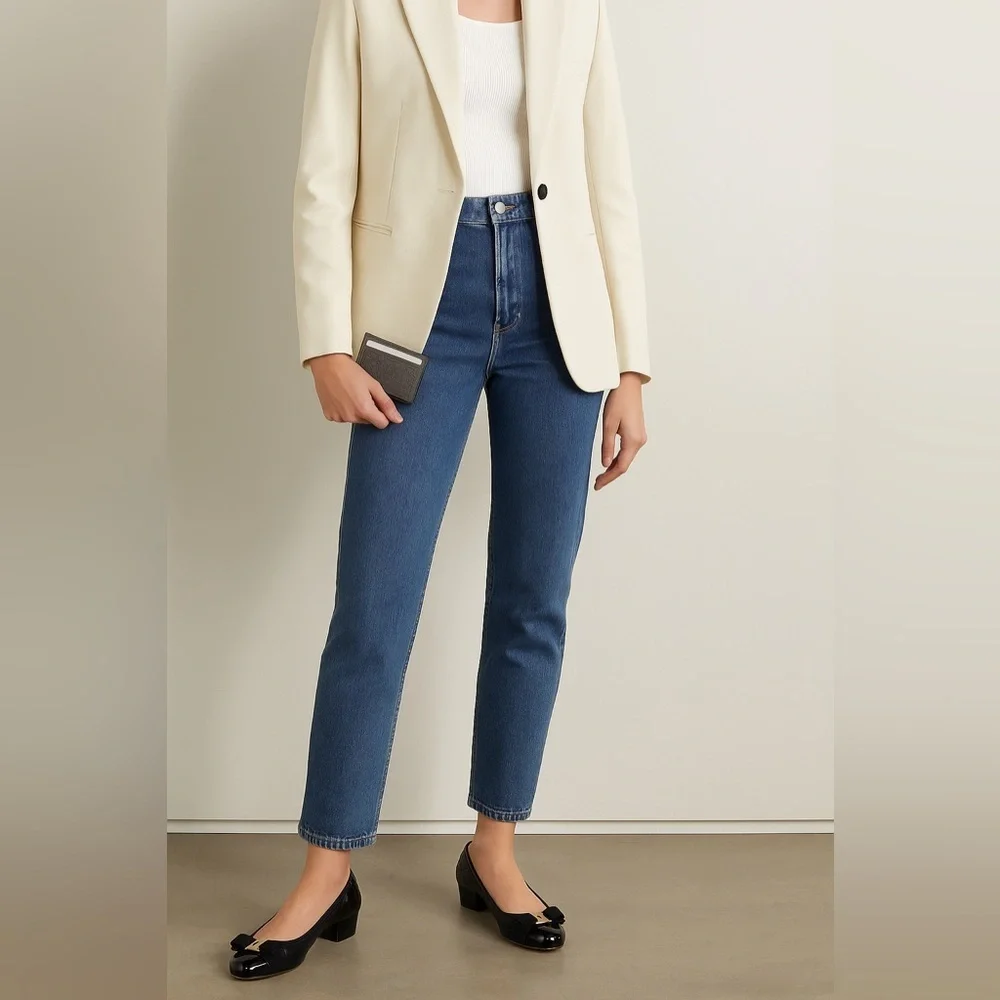 Ferragamo Vara Bow Pumps Black Patent Leather Heels Size 8.5 B - Picture 2 of 14